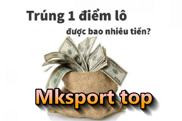 Một điểm lô ăn bao nhiêu tiền tại MKsport top